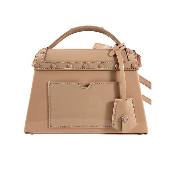 Balmain B-Buzz 'Dynasty' Pink Leather Handbag - Picture 2 of 11